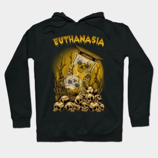 Yellow Skull Hourglass Hoodie